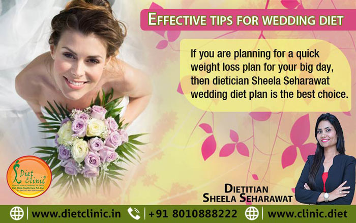  Exercise and proper diet are necessary for wedding diets